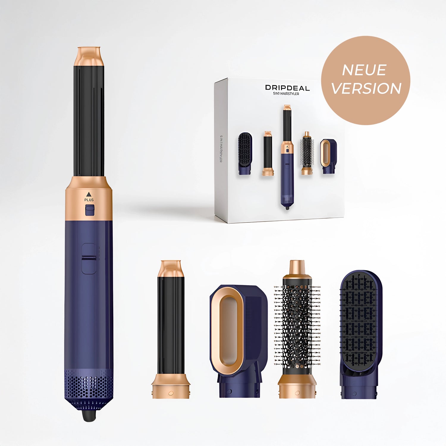 Hairstyler 5-en-1 Hairflect - Bleu